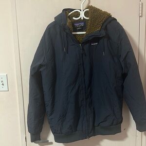 Men's Black Jacket with Sherpa Lining